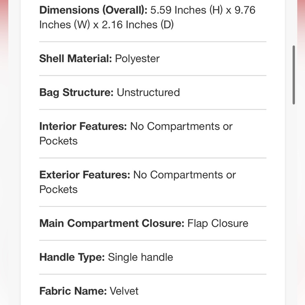 A New Day Espresso Martini brown velvet bag - Picture 10 of 12